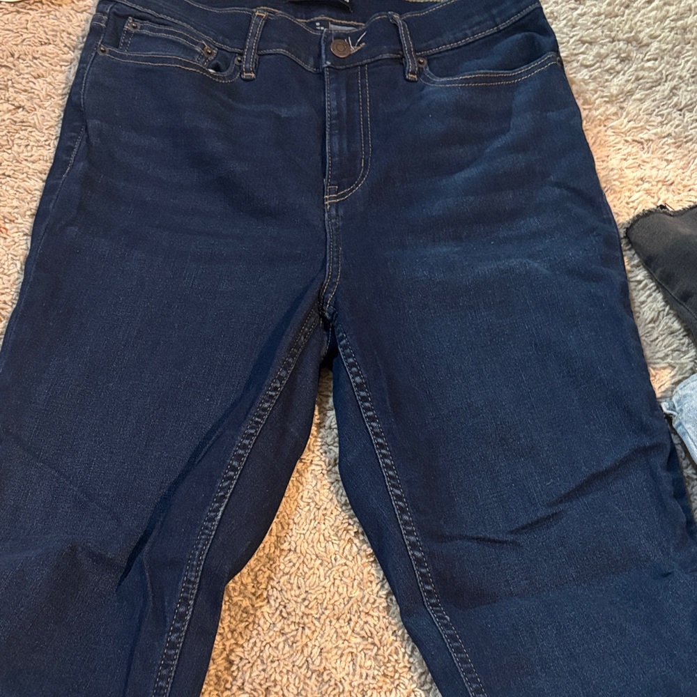 Women's Dark Blue Jeans